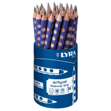 ▷ BOTE 36 UND LAPIZ LYRA GROOVE MAXI TRIANGULAR MINA 4,25 MM BOTE 36 UDS. | Taine - Imagen 1