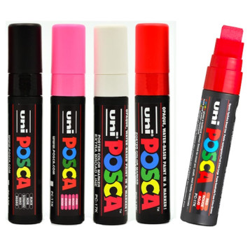 ▷ SET ROTULADOR POSCA SURTIDO BLANCO Y NEGRO PC17K/2C A | Taine - Imagen 1