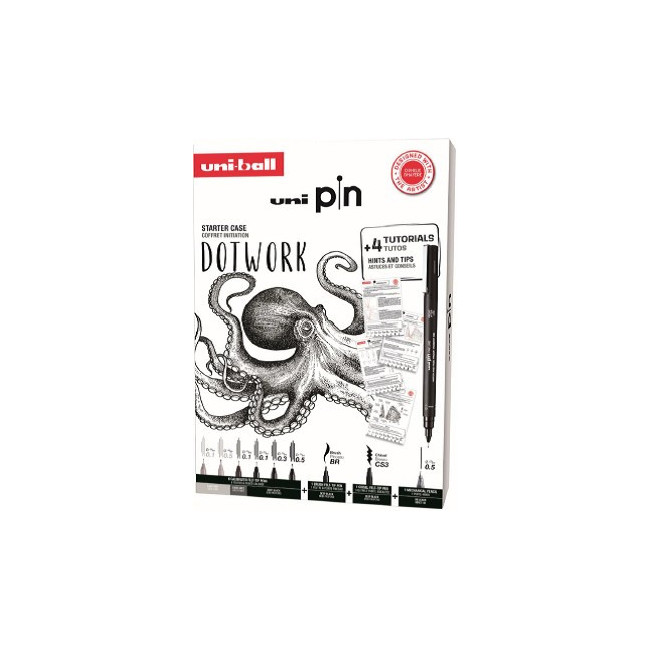 ▷ ROTULADORES UNIPIN SET 8 UDS URBAN DOTWORK STARTER KIT-N4 | Taine - Imagen 1