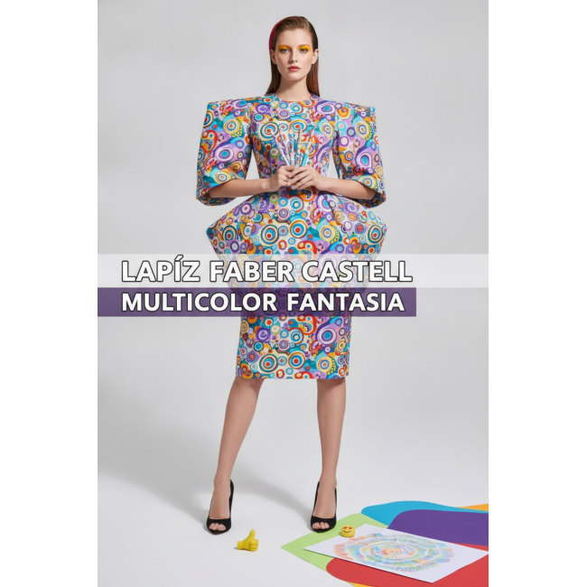 ▷ LAPIZ FABER CASTELL MULTICOLOR FANTASIA | Taine - Imagen 3