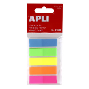 ▷ INDICES APLI 12X45 COLORES SURTIDOS FILM EN BLOC 5X25H | Taine - Imagen 1