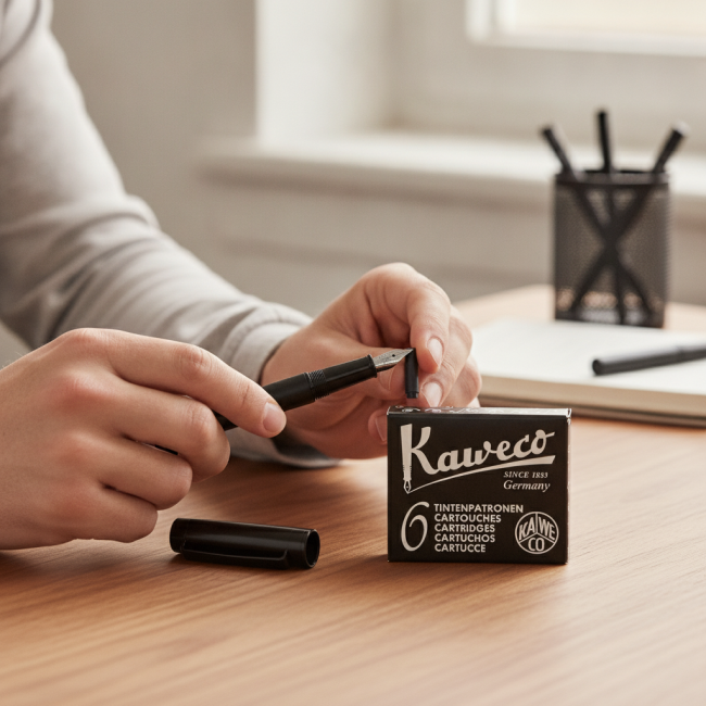 ▷ RECAMBIO KAWECO PLUMA NEGRA 6U | Taine - Imagen 2