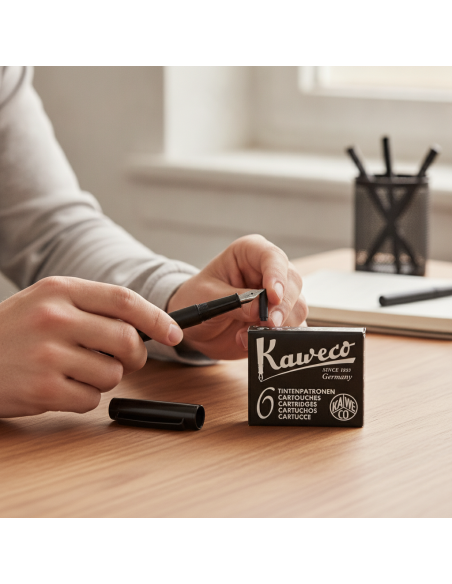 ▷ RECAMBIO KAWECO PLUMA NEGRA 6U | Taine - Imagen 2