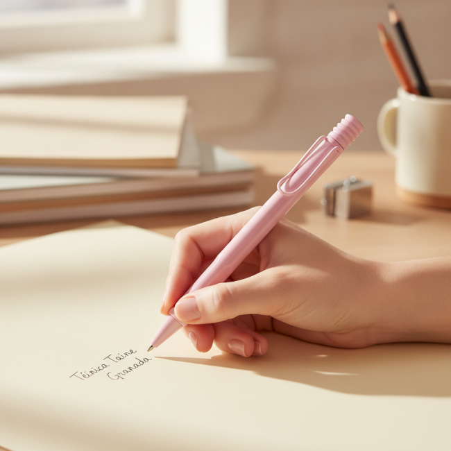 ▷ BOLIGRAFO LAMY SAFARI LIGHTROSE M | Taine - Imagen 2