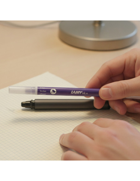 ▷ RECAMBIO LAMY 2 PUNTAS INK-X BORRABLE VIOLETA/MANGO/AQUAMARINE | Taine - Imagen 2