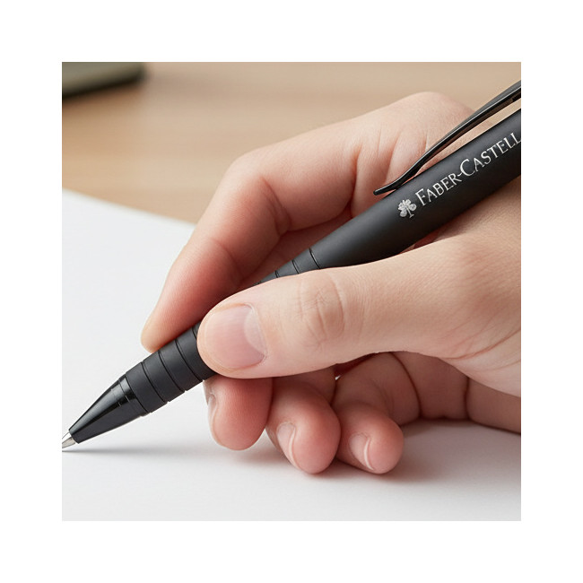 ▷ BOLIGRAFO FABER CASTELL POLYBALL URBAN NEGRO | Taine - Imagen 2