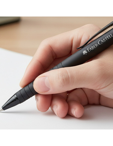 ▷ BOLIGRAFO FABER CASTELL POLYBALL URBAN NEGRO | Taine - Imagen 2