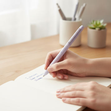 ▷ BOLÍGRAFO FABER CASTELL AVORI XB VIOLETA | Taine - Imagen 2