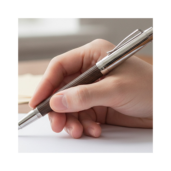▷ ROLLER GRENADILLA ACABADO EN PLATINO G.V.FABER-CASTELL | Taine - Imagen 2