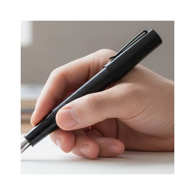 ▷ PLUMA FABER CASTELL HEXO NEGRA MATE | Taine - Imagen 2