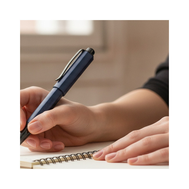 ▷ ROLLERBALL FABER CASTELL HEXO AZUL MATE | Taine - Imagen 2