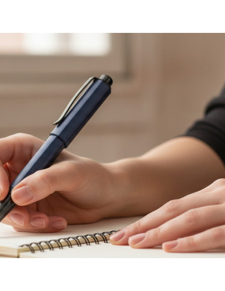 ▷ ROLLERBALL FABER CASTELL HEXO AZUL MATE | Taine - Imagen 2