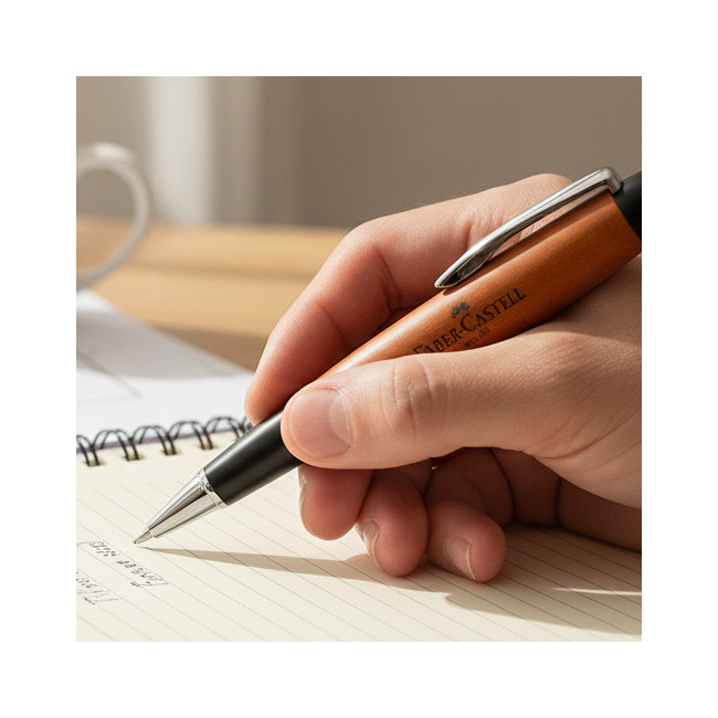 ▷ BOLIGRAFO E-MOTION FABER MADERA | Taine - Imagen 3
