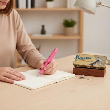 ▷ PLUMA KAWECO SPORT COLLECTION ROSA + CLIP | Taine - Imagen 2