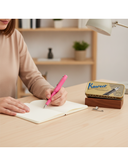 ▷ PLUMA KAWECO SPORT COLLECTION ROSA + CLIP | Taine - Imagen 2