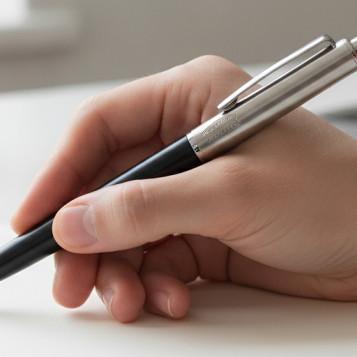 ▷ BOLIGRAFO PARKER JOTTER CORE NEGRO ACERO INOX | Taine - Imagen 2