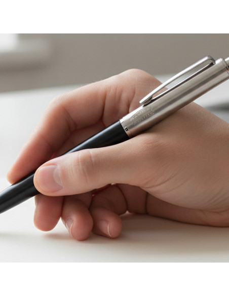 ▷ BOLIGRAFO PARKER JOTTER CORE NEGRO ACERO INOX | Taine - Imagen 2