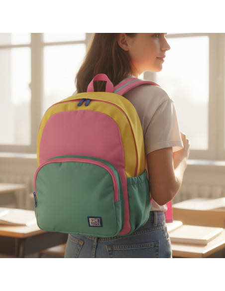 ▷ MOCHILA REVERSIBLE OXFCOL RPET BUBBLEGUM | Taine - Imagen 2