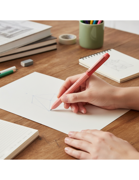 ▷ BOLÍGRAFO FABER-CASTELL AVORI XB ROJO | Taine - Imagen 2