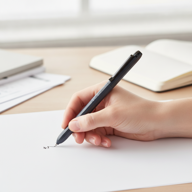 ▷ BOLÍGRAFO FABER CASTELL AVARI XB NEGRO | Taine - Imagen 2