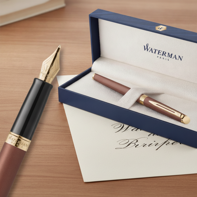 ▷ PLUMA WATERMAN HEMISPHERE MTLC COPPER GT FP M | Taine - Imagen 2