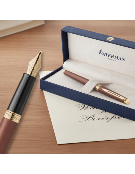 ▷ PLUMA WATERMAN HEMISPHERE MTLC COPPER GT FP M | Taine - Imagen 2