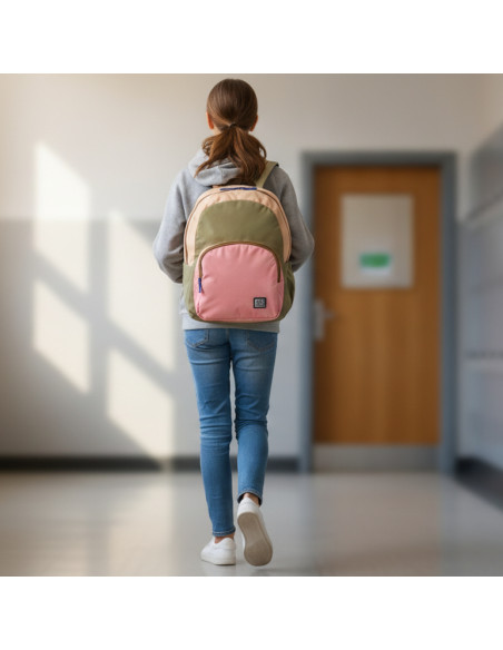 ▷ MOCHILA REVERSIBLE OXFCOL RPET SAF ROSE | Taine - Imagen 2