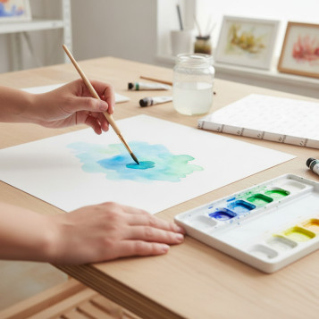 ▷ LAMINAS DIBUJO 25HJ ACUARELA 50X70CM 350GR GUARRO | Taine - Imagen 2