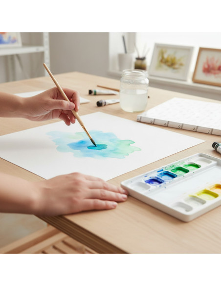 ▷ LAMINAS DIBUJO 25HJ ACUARELA 50X70CM 350GR GUARRO | Taine - Imagen 2