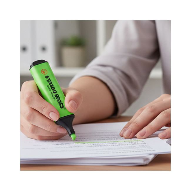 ▷ ROTULADOR STABILO BOSS 70/33 VERDE FLUORESCENTE | Taine - Imagen 2