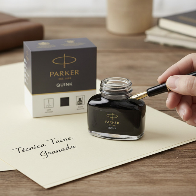 ▷ TINTERO PARKER QUINK NEGRO R. | Taine - Imagen 2