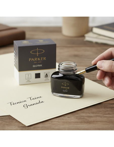 ▷ TINTERO PARKER QUINK NEGRO R. | Taine - Imagen 2