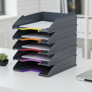 ▷ BANDEJAS DURABLE JUEGO DE 5UDS VARICOLOR® 255X55X330MM | Taine - Imagen 2