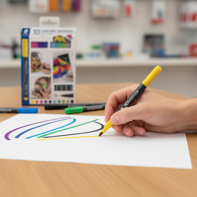 ▷ ROTULADORES STAEDTLER 10 UDS LUMOCOLOR PERMANENTE | Taine - Imagen 2