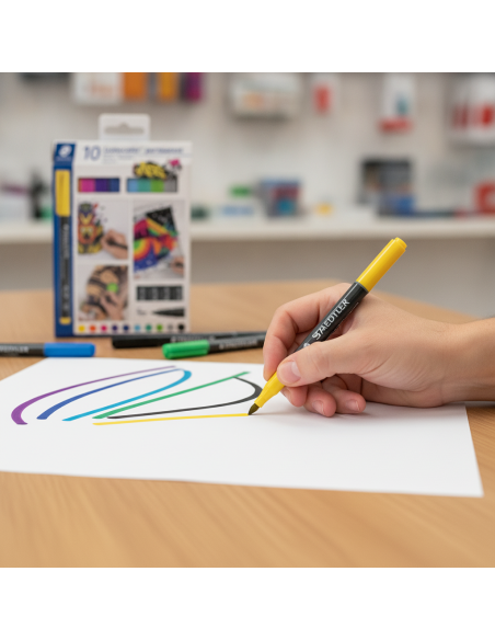 ▷ ROTULADORES STAEDTLER 10 UDS LUMOCOLOR PERMANENTE | Taine - Imagen 2
