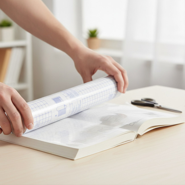 ▷ FORRO SADIPAL LIBRO ADHESIVO REMOVIBLE 100 MICRAS 0,50X3M | Taine - Imagen 2