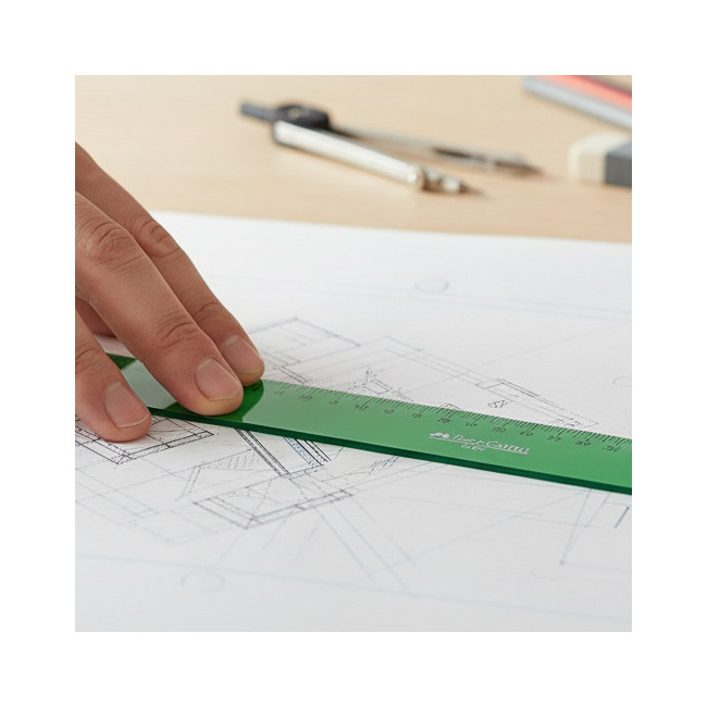 ▷ REGLA FABER CASTELL 50CM VERDE | Taine - Imagen 2