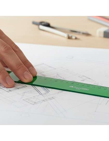 ▷ REGLA FABER CASTELL 50CM VERDE | Taine - Imagen 2