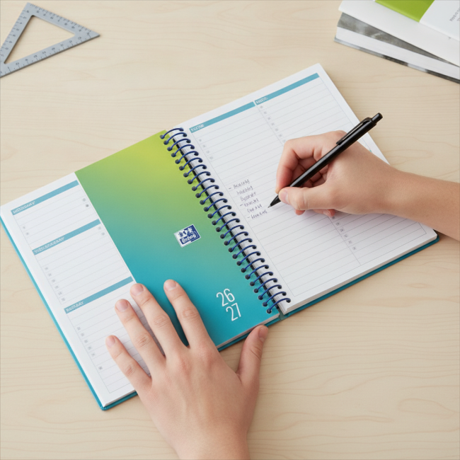 ▷ AGENDA ESCOLAR 26-27 8º OXFGRADIENT DP TE 12X18 | Taine - Imagen 4