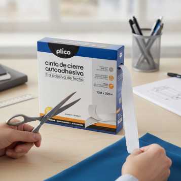 ▷ CINTA CIERRE PLICO BLANCO AUTOAHDESIVA 2 ROLLOS 10M X 20MM | Taine - Imagen 2