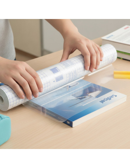▷ FORRO SADIPAL LIBRO ADHESIVO REMOVIBLE 80 MICRAS 0,50X20M | Taine - Imagen 3