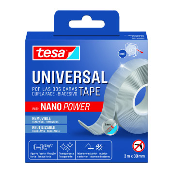 ▷ CINTA TESA UNIVERSAL NANO POWER 3MX30MM | Taine - Imagen 1