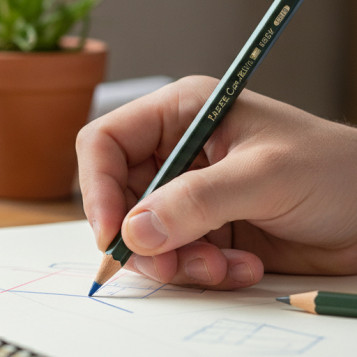▷ LAPIZ GOLDFABER BICOLOR GRUESO 873 | Taine - Imagen 2