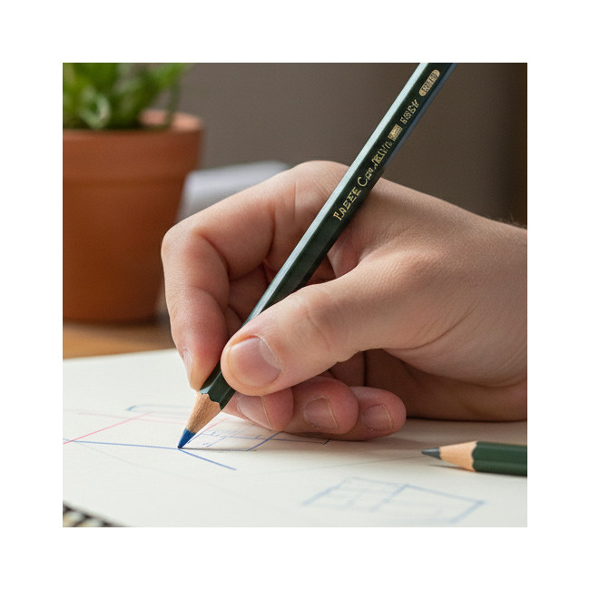 ▷ LAPIZ GOLDFABER BICOLOR GRUESO 873 | Taine - Imagen 2