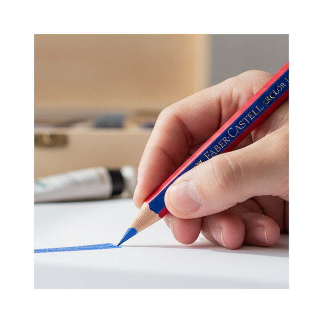 ▷ LAPIZ FABER CASTELL 2160 ECOLAPIZ BICOLOR JANUS | Taine - Imagen 2
