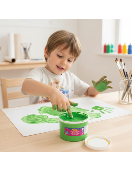 ▷ PINTURA JOVI VERDE DE DEDOS 500ML | Taine - Imagen 2