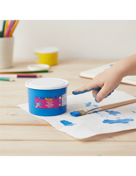 ▷ PINTURA JOVI AZUL DE DEDOS 500ML | Taine - Imagen 2