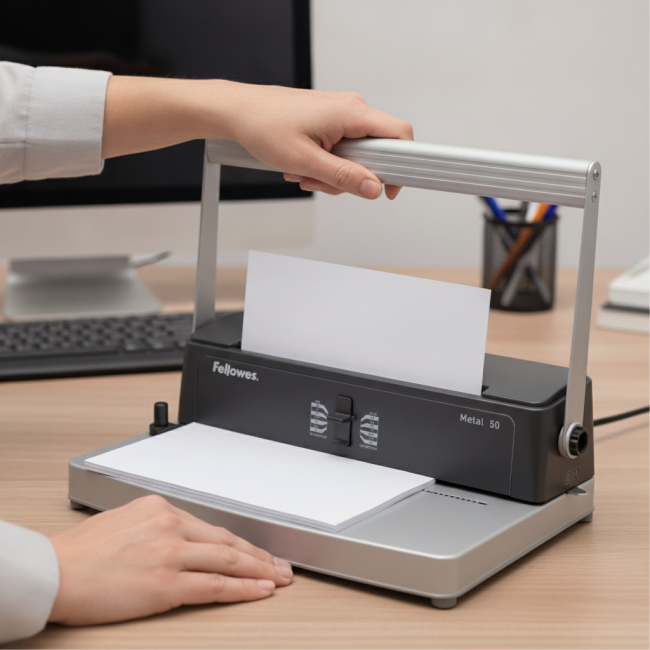 ▷ ENCUADERNADORA FELLOWES ESPIRAL METAL 50 | Taine - Imagen 2
