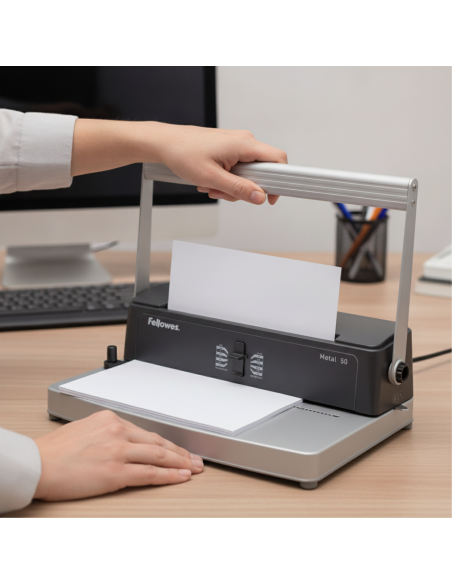▷ ENCUADERNADORA FELLOWES ESPIRAL METAL 50 | Taine - Imagen 2