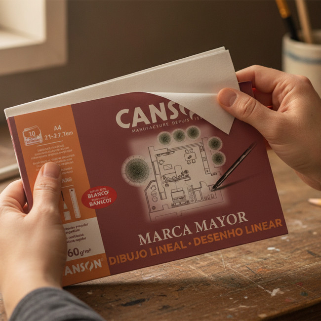▷ LAMINAS DIBUJO MARCA MAYOR MINIPACK 10HJ A4 160G | Taine - Imagen 2